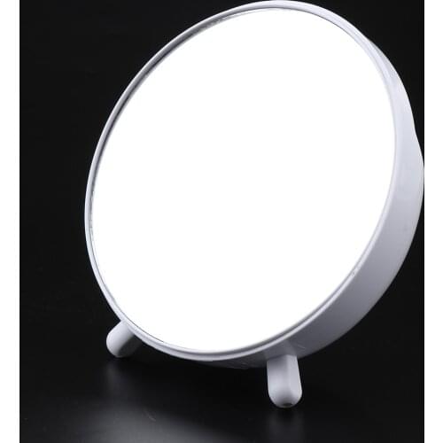 Desk Top Plastic High List Face Mirror Tabletop Beauty Makeup Mirror w/Stand