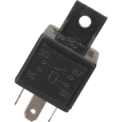 New Auto Relay Universal 4 Pin 12V 30A Build-in Fuse Socket Car Relay for Electric fuel pumps/Electric water Pumps/Headlight etc