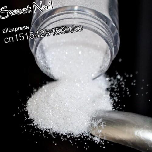 2020 new paragraph tiny pink acrylic nails decorative sequins glittering armor Paper White N31