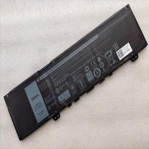 New F62G0 for Dell Inspiron 13 5370 7370 7373 Vostro 5370 RPJC3 CHA01 F62GO Notebook Genuine Laptop Battery 11.4V 38WH