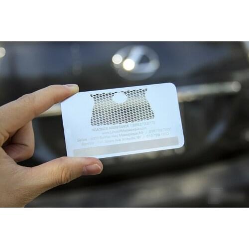 Free design hollowout metal card / personality metal business card high-grade corrosion card