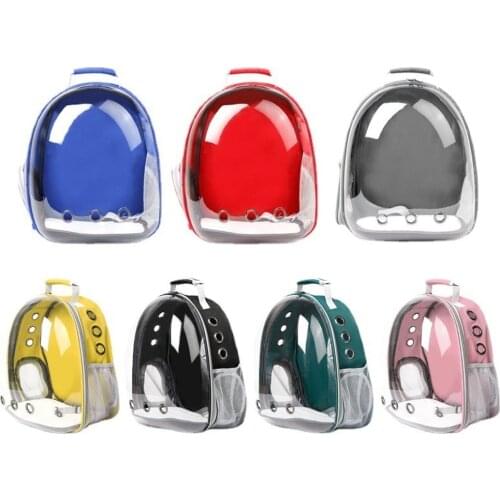 Cat Carriers The Latest Fashion Panoramic Transparent Backpack Cat Bag Travel Portable Breathable Dog Carriers for Small Dogs