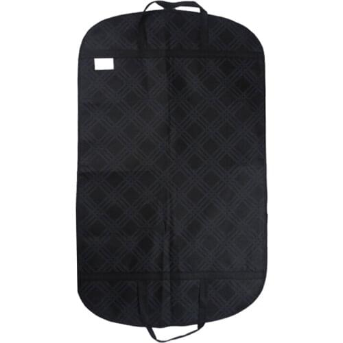 Hot Dual-use Portable Clothes Storage Bag Wedding Mens Suit Dust Cover Thicken Non-woven Craft Travel Business Hanger Bag B009