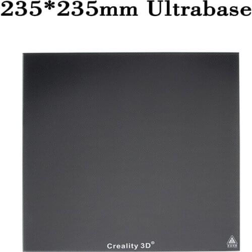 Durable 235*235*3MM Ultrabase Black Carbon Silicon heatbed Crystal Glass Platform Build Hotbed For cr10s Ender-3 3d printer part