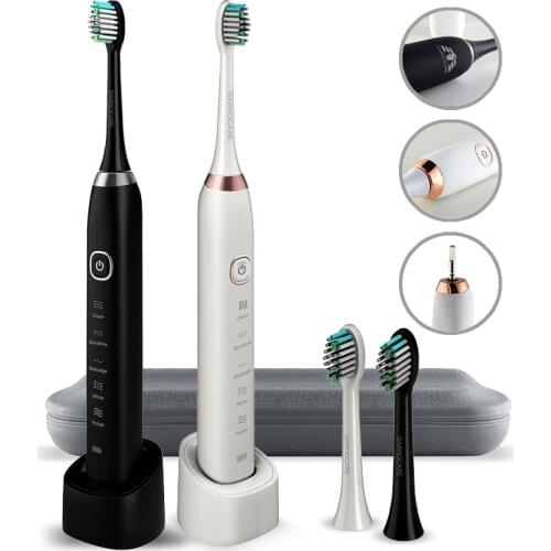 38000time/min Electric Rechargeable Toothbrush Adult Brush 5 Mode USB Charger Rechargeable Tooth Brushes Whitening Waterproof