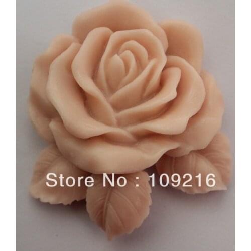 1pcs Big Single Rose (ZX914) Silicone Handmade Soap Mold Crafts DIY Mold