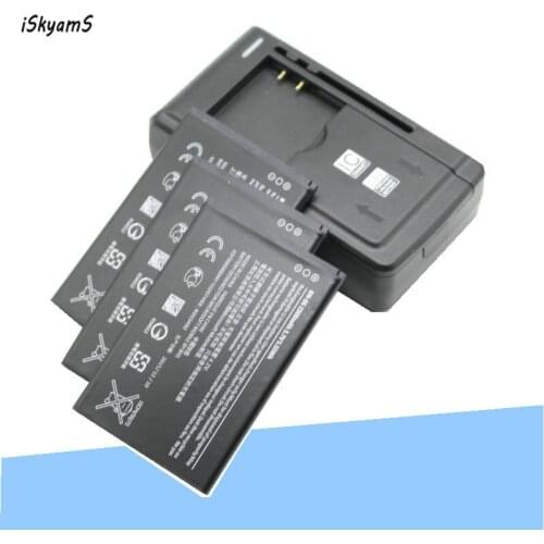 ISkyamS 3x 1500mAh BN-06 / BN06 / BN 06 Replacement Battery +Universal Charger For Nokia Microsoft Lumia 430 Lumia430