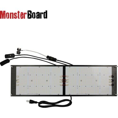 High Efficiency v4 240W Samsung LM301h monster Board Far Red 660nm Dimmable LED Grow Light Full Spectrum for growbox tent