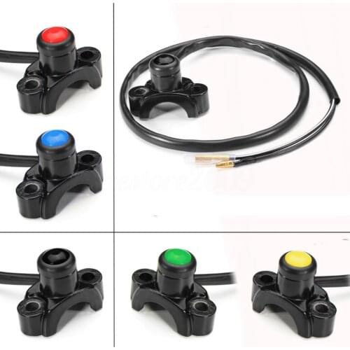 Universal Motorcycle Kill Switch Keys Engine Stop Start Button for ATVs Quad Dirt Bikes Handlebar Mount Aluminum Alloy