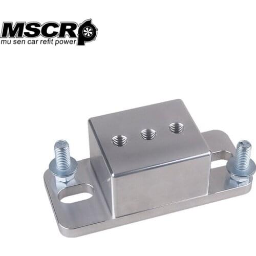 Billet Solid Transmission Mounting Seat Transmission Mount Replacement for PowerGlide TH350 TH400 4L60E MSCRP-YX01101