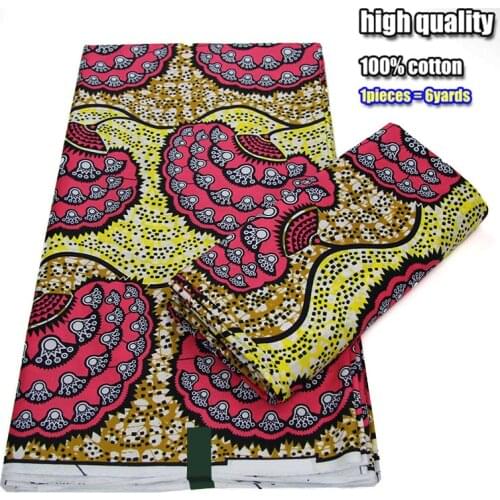 African batik soft fabric 2021 high quality ankara wax print fabric 100% cotton guaranteed veritable african real wax fabric S-8