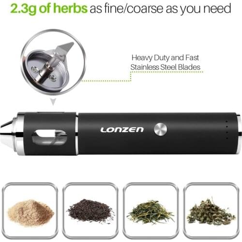 Automatic Salt Pepper Grinder PEN Electric Spice Mill Seasoning Adjustable Coarseness Kitchen Tool Grinding Cooking BBQ Dropship