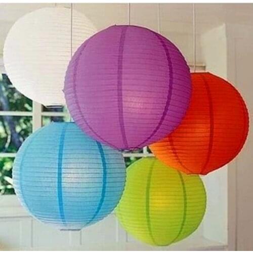 European style wedding New Year party decoration lantern colorful handmade DIY craft lantern 15cm,30cm