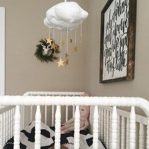 INS Nordic Children Bedroom Cloud Pendant Photograph Prop Ceiling Stars DIY Gift Ornament Nursery Baby Room Hanging Decorations