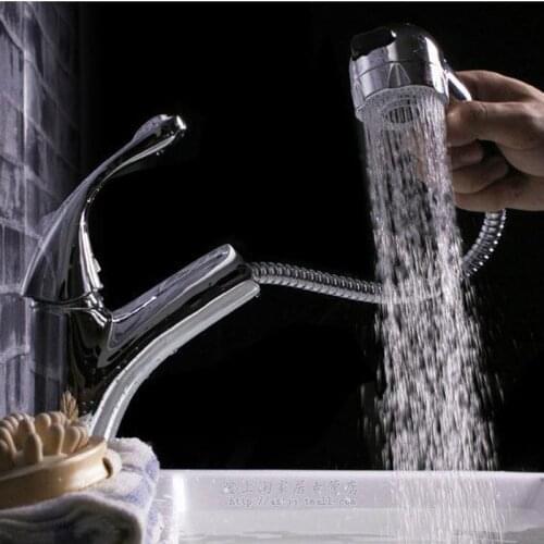 Rong Rong Ge Ge bathroom bathroom pulling type basin of cold hot water wash faucet bathroom cabinet