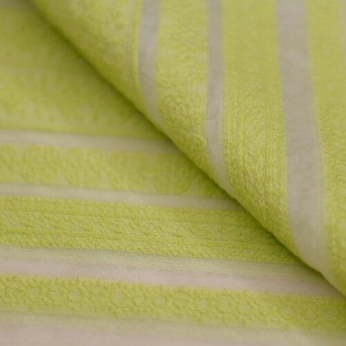 12-color lace fabric high-end fashion fabrics woven brocade dress costume DIY organza lace jacquard fabric wholesale