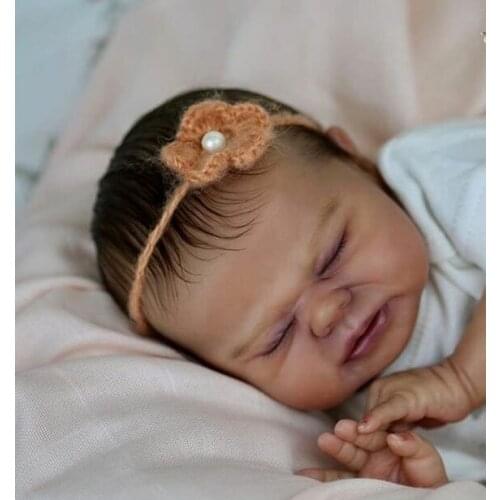 NPK 17inch Reborn Doll Kit Vincent Lifelike Newborn baby Size Unfinished doll parts