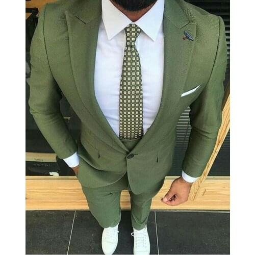 Fashion Men Suits Slim Fit Street Wear Groom Tuxedos Wedding Suits For Men Custom Made 3 Pieces Smart Business Blazer Suit