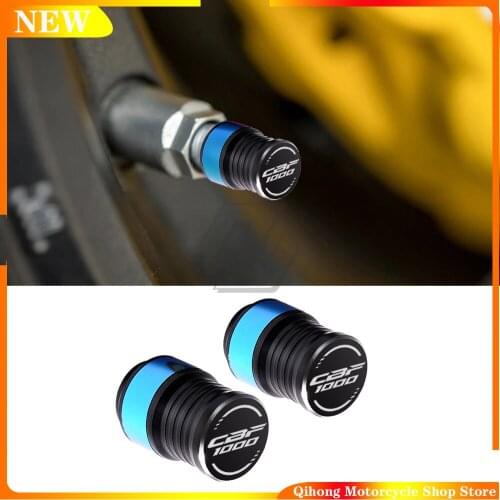 Motorcycle Accessorie Wheel Tire Valve Stem Caps CNC Airtight Covers For Honda CBF1000 CBF 1000