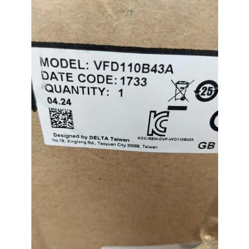 New original Genuine VFD-B 11KW inverter VFD110B43A