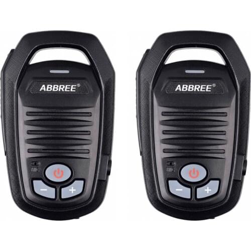 Abbree AR-639 Mini Walkie Talkie Radio free license 0.5W FRS Handsfree Children two Way Radio Transceiver Gift Comunicador