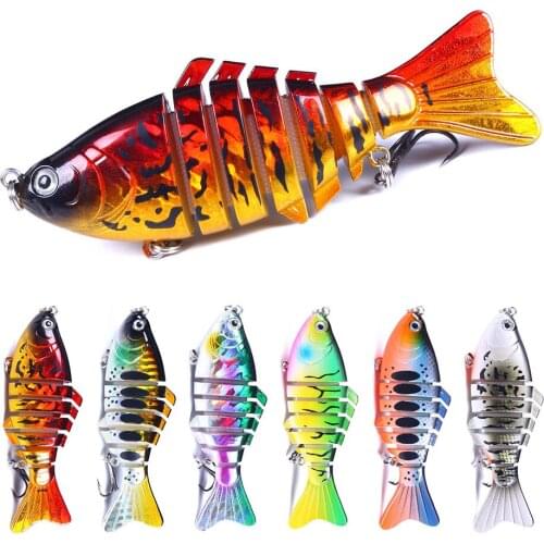 10CM 23g Sinking Wobblers 8 Segments Fishing Lures Multi Jointed Swimbait Hard Bait Fishing Tackle For Bass Isca Crankbait