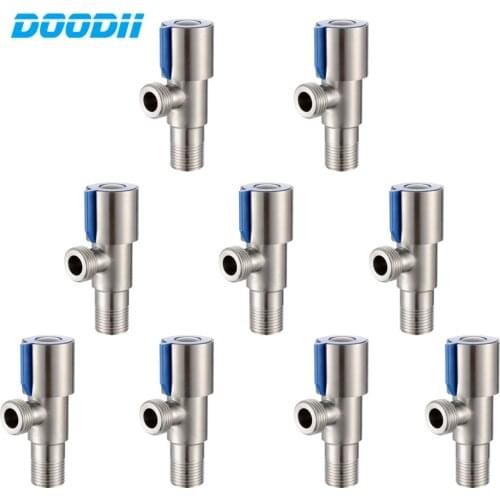DooDii Angle Valves SUS304 Stainless Steel Brushed Kitchen Bathroom Accessories Angle Valve for Toilet Sink BasinWater Heater