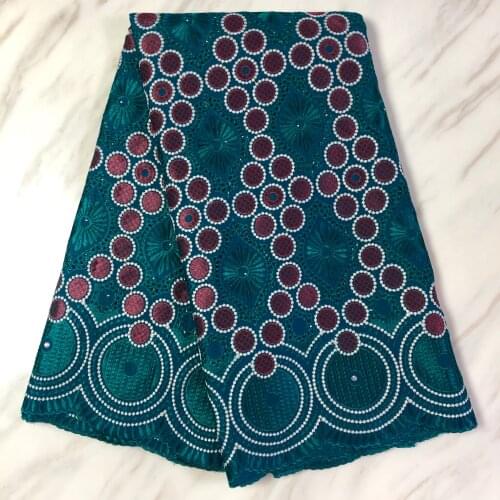 Green Swiss Voile Lace In Switzerland High Quality Embroidery African Lace Fabric Fashion French Cotton Lace Tulle Fabric Party