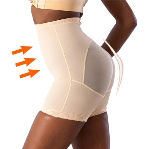 Women Shapewear Tummy Control Fajas Colombianas Workout Slimmer Body Shaper Plus Size Booty Lift Pulling Underwear Shaper Panty