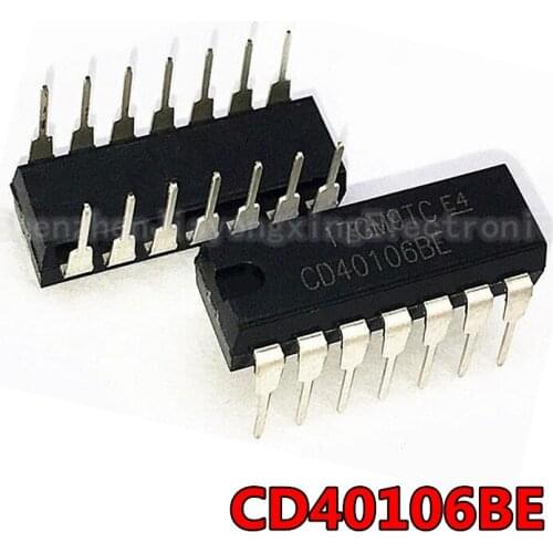 10PCS CD40106BE DIP14 CD40106 DIP 40106BE DIP-14 new and original IC