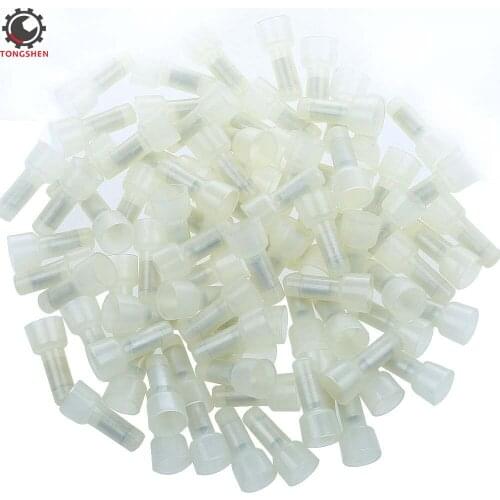 120pcs 16-14 AWG Nylon Closed Cable End Crimp Cap Electrical Wire Cables Terminals Connectors Nylon Wire Connector Aluminum Core