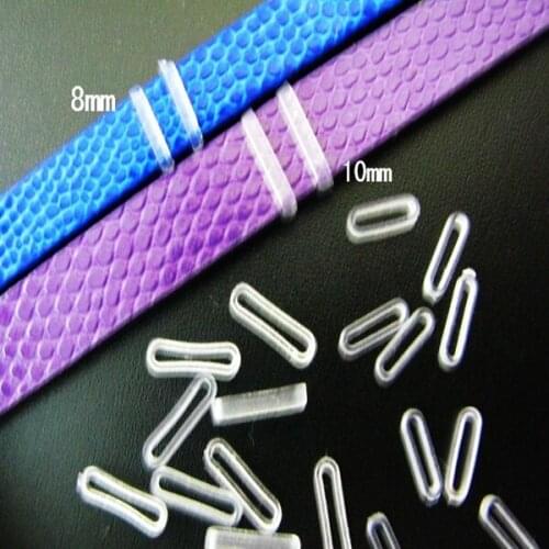 200PCS 8mm/10mm Slide Charms Rubber Stopper Fit 8mm/10mm Bracelets Wristband Pet Collar DIY Accessories