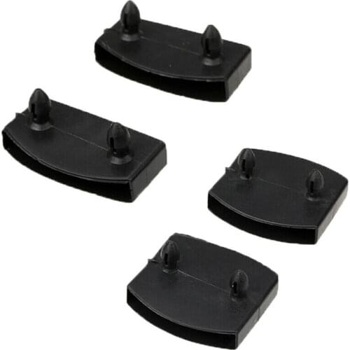 50pcs Plastic Bed Slat Centre Caps Holders Black Single/Double Replacement for Holding Securing Furniture Frames Bed Accessory