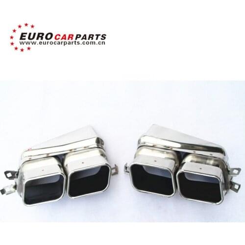 7 series 740li 750li muffler tips for 740li 750li to 760li stainless steel exhaust pipe 740li 750li 760li exhaust tips