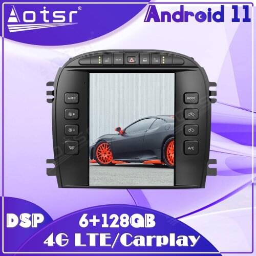 9.7 inch 6G 128G Android Car Multimedia Audio Radio Player For Jaguar S-TYPE 2001 2002 2003-2009 GPS Navi Tesla Style Head Unit