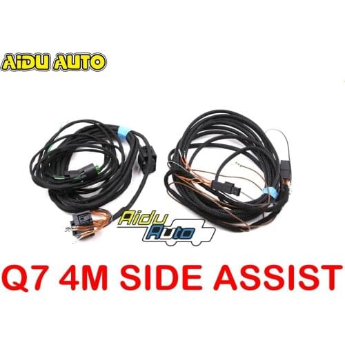 Side Assist Lane Change Blind Spot Wire Cable Harness For new audi Q7 4M
