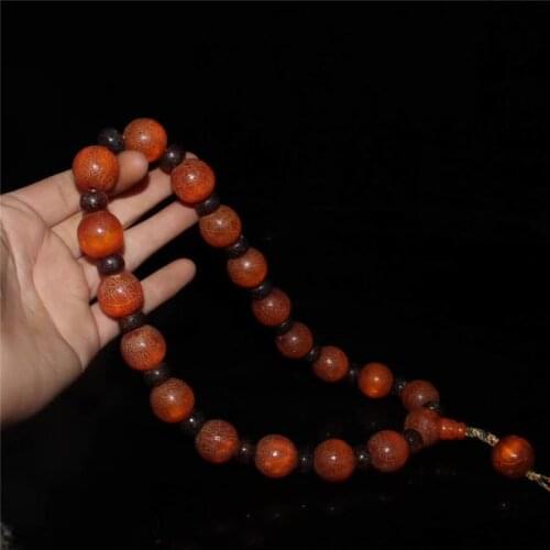 Buddhist Hand Holding Prayer Beads Chanting Articles Hanging Beads Necklace Bracelet Safe Lucky Protection Artifact
