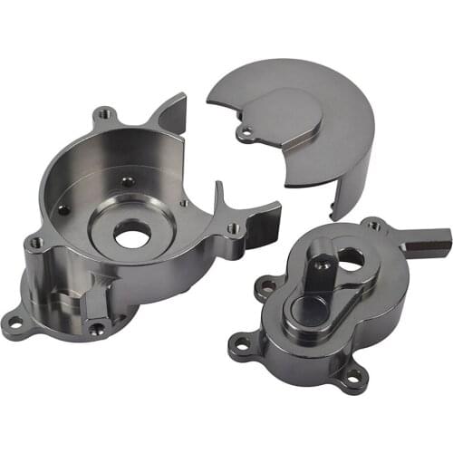 Gear Case Gearbox Housing & Gear Cover for Redcat Gen8 Scout II RC Racing Car RER11401 Aluminium Alloy Upgrade Parts