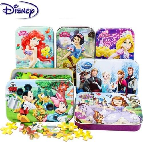 Disney Marvel Avengers Spiderman Toy Children Wooden Jigsaw Puzzles Kids Educational Toys for Children Gift Puzzle 3d Puzzle