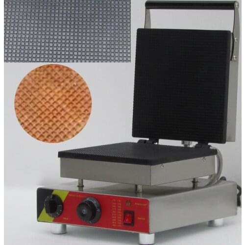 Electric square shaped electric egg roll waffle maker, ice cream waffle cone maker