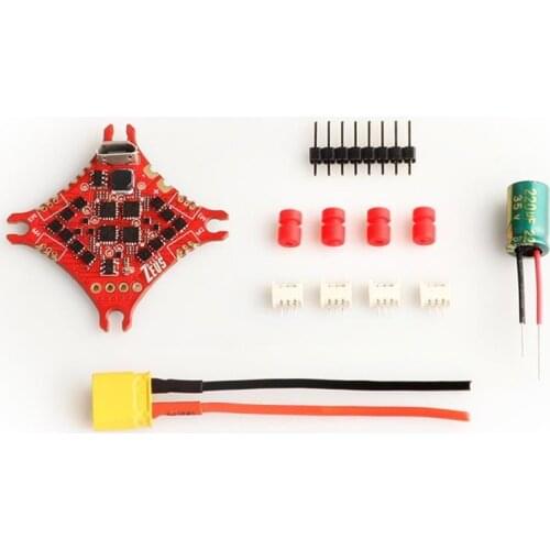 25.5X25.5mm HGLRC Zeus5 AIO MPU6000 F411 Flight Controller 5A BLEHLI_S 4in1 ESC 1-2S for RC FPV Racing Freestyle Tinywhoop Drone