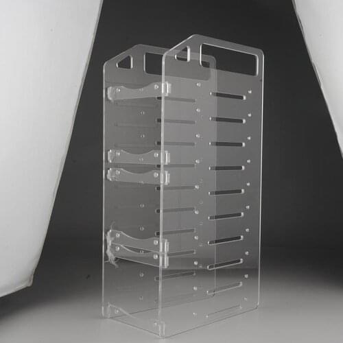 DIY Hard Disk bracket 3.5 Hard Drive Box Mobile Hard Drive Box DIY3.5 Hard Drive Cage Box Transparent Hard Drive