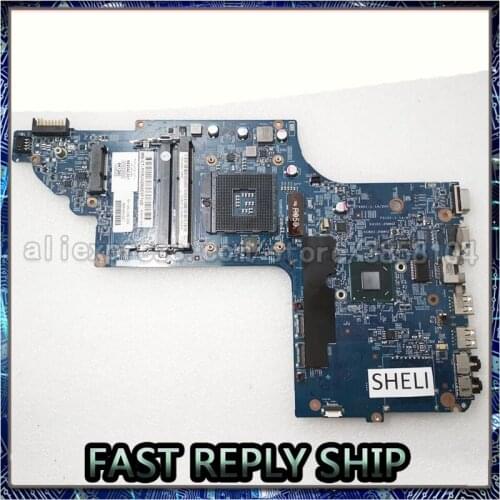 SHELI For HP DV7-7025DX DV7 dv6 laptop Motherboard s989 48.4ST04.021 682042-001 notebook pc mainboard test ok