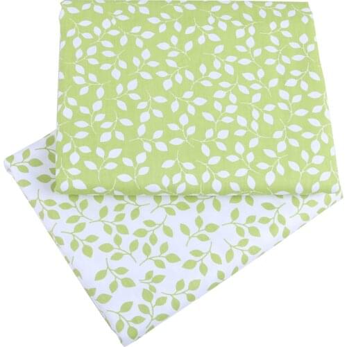 Nanchuang leaves Series Cotton Fabric For Curtain Pillow Curtaiin DIY Handmade Sewing&Quilting Hometextile Material 100x160cm