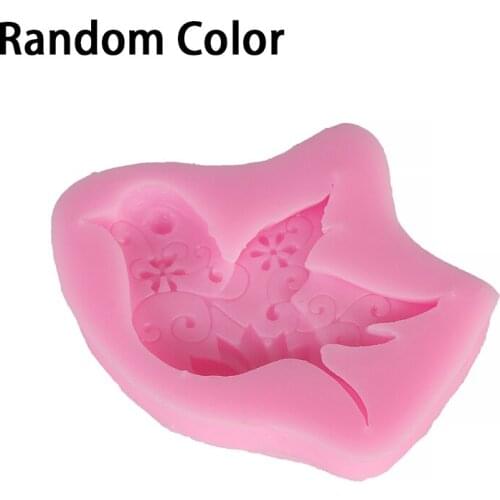 New 3D Magpie Bird Cake Cookies Mold Silicone Pigeon Bird Shape Fondant Decor Sugarcraft Candy Mold Kitchen Pastry Bakeware Tool