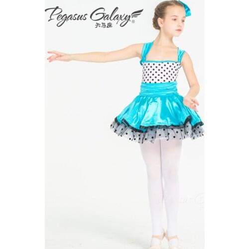 Girls New Ballet Dance Dress Kids Performance Ballet Tutu Dress Childrens Stage Show Ballet Suit Dancing Clothes B-6367