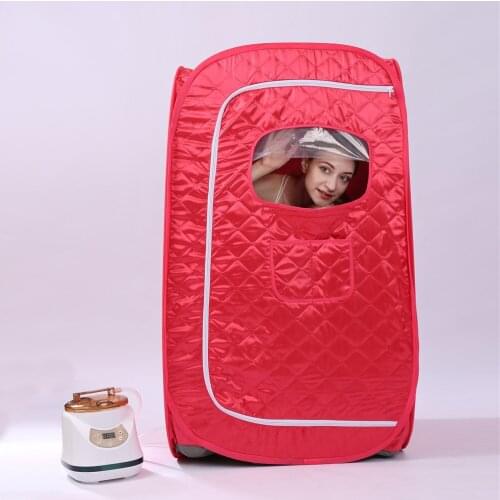Portable Sauna 2.8L 1500W For Sauna SPA larger Tent Portable STEAM BATH Lose Weight Detox Therapy Steam Fold Sauna Cabin