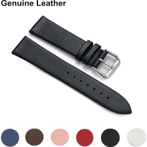 Watch Strap Genuine Watch Band Watch Accessories Leather Watch Belt 20 22mm Strap Watchbands Women Men Brown Black Belt Band