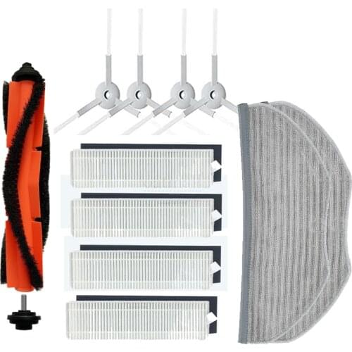 For XIAOMI MIJIA G1 MJSTG1 Mi Robot Vacuum-Mop Essential Xaomi Xiomi Accessories Main Roller Brush Hepa Filter Mop Cloth Rags