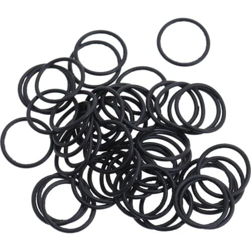 100Pcs Black "O" Type Nitrile Butadiene Sealing Rubber Ring Gaskets OD 4/4.5/5/5.5/6/6.5/7/8/9/10~64 *1.5 MM Washer Sealing Ring